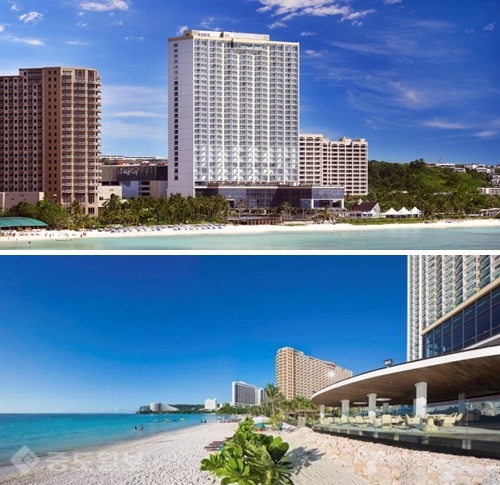 ▲출처=네이버 호텔 제공./괌 두짓타니 리조트 전경