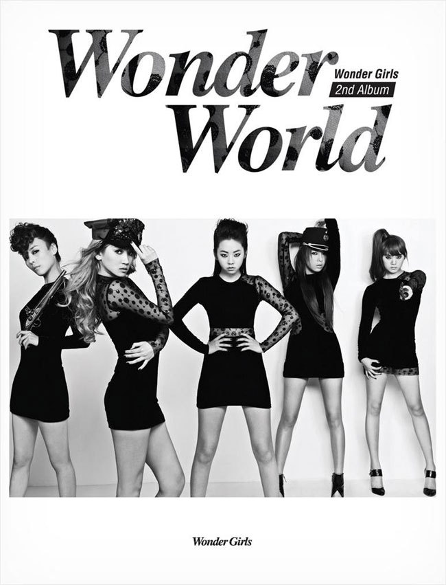 ▲원더걸스 2집 Wonder World 자켓.