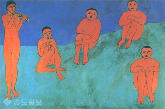 ▲ <음악>, 마티스, 1910 ▲ <음악>, 마티스, 1910