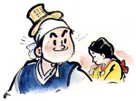 ▲ 신동우 화백의 홍길동과 곱단이 ▲ 신동우 화백의 홍길동과 곱단이