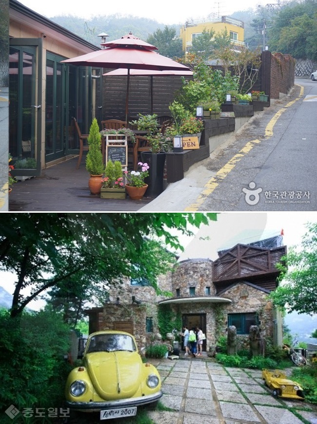 ▲출처=대한민국 구석구석/부암동에 들어서면 독특한 분위기를 가진 카페들과 미술관이 보인다. 아래 사진은 커피프린스에 나왔던 '최한성의 집'이다.