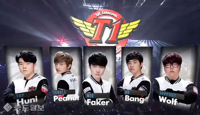 ▲ 롤 MSI 4강에 진출한 한국 대표 SKT T1 /사진=OGN 방송 캡쳐