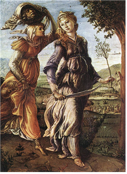 ▲ <유디트의 귀환>, 1472, 보티첼리 ▲ <유디트의 귀환>, 1472, 보티첼리