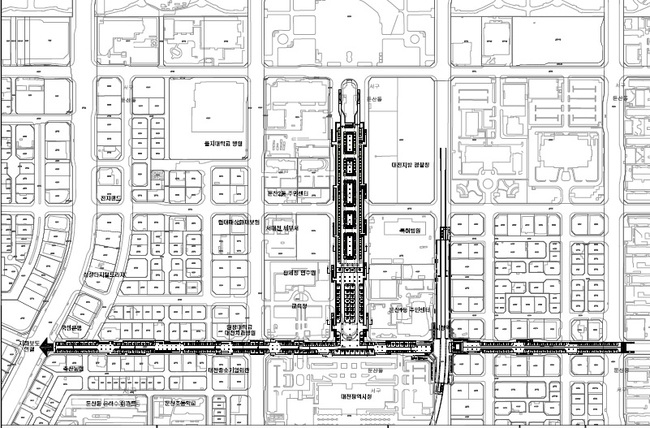 ▲ 대전시청 북문지구 지하공간개발 계획도