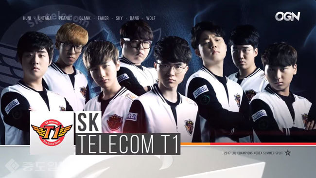 ▲ SKT T1 /사진=OGN 방송 캡쳐