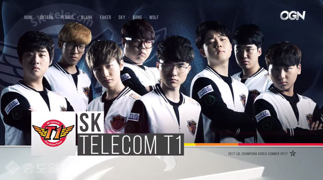 ▲ 6승1패로 단독 1위로 올라선 SKT T1 /사진=OGN 방송 캡쳐