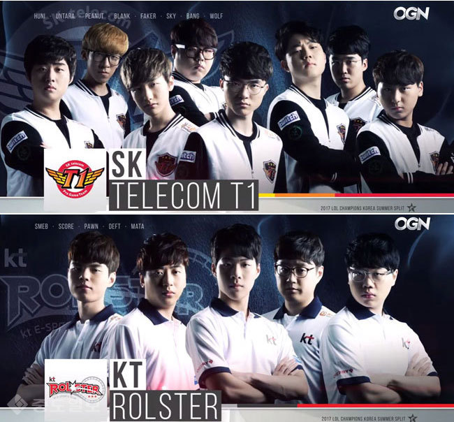 ▲ SKT T1과 KT 롤스터의 통신사 더비가 3일 펼쳐진다 /사진=OGN 방송 캡쳐