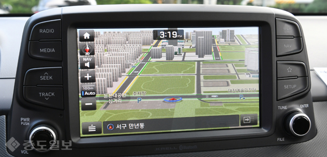 ▲ 플로팅 타입 네비게이션 ▲ 플로팅 타입 네비게이션