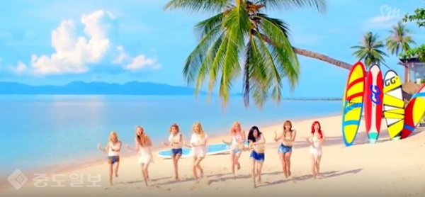 ▲ 소녀시대 'PARTY' 뮤직비디오 캡쳐