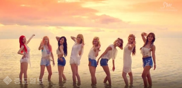 ▲ 소녀시대 'PARTY' 뮤직비디오 캡쳐