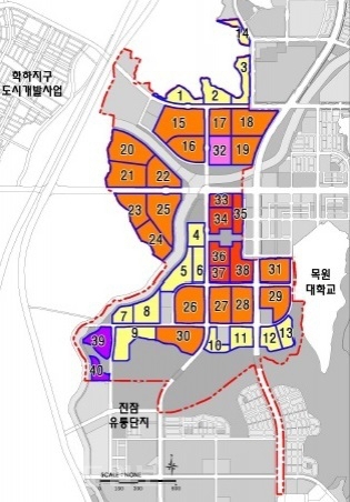 ▲ 도안 2단계 개발계획도