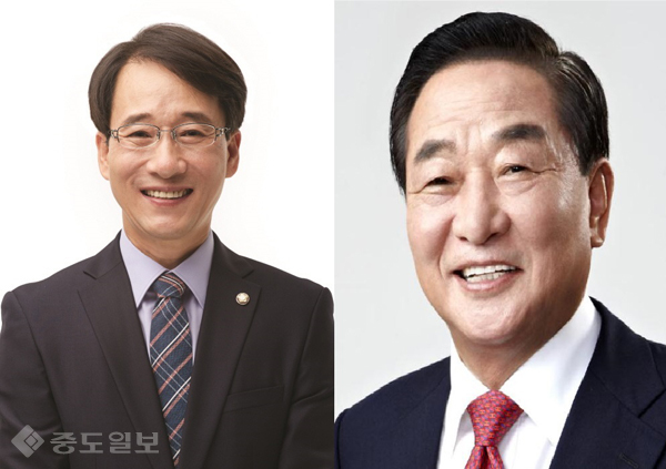 ▲  더불어민주당  이원욱 의원(화성을)과 자유한국당 서청원 의원(화성갑)