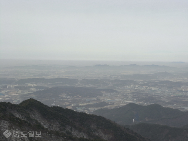 ▲ 서운산에서 바라본 전망