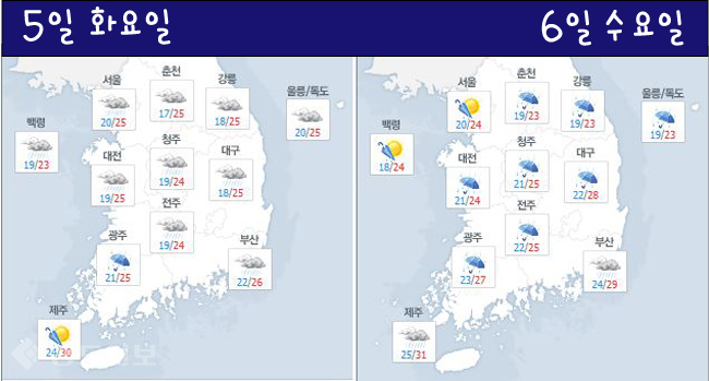 ▲ /사진=네이버 기상정보 참조