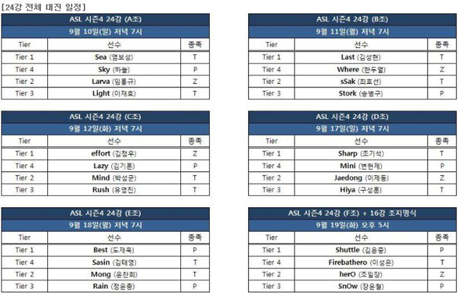 /사진=아프리카TV ASL 공식 페이지 캡쳐