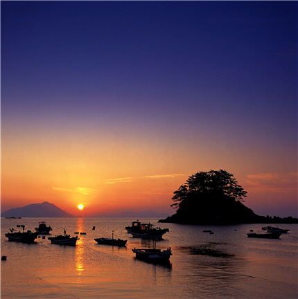 한려해상국립공원 일출