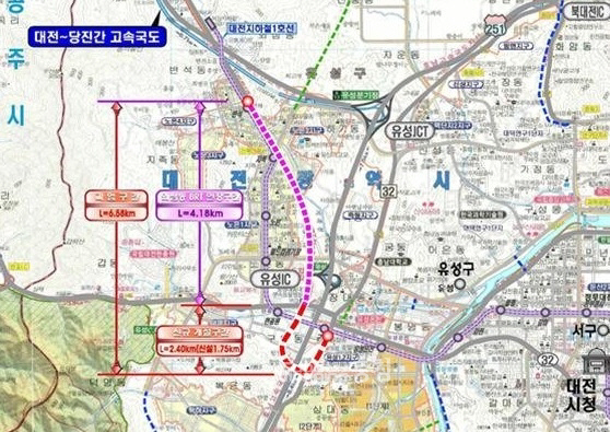 외삼~유성복합터미널 BRT 연결도로 건설공사