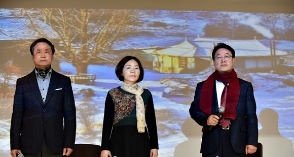 논산시낭송인회 시낭송장면