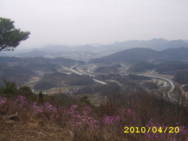 옥천서산성일대교통로