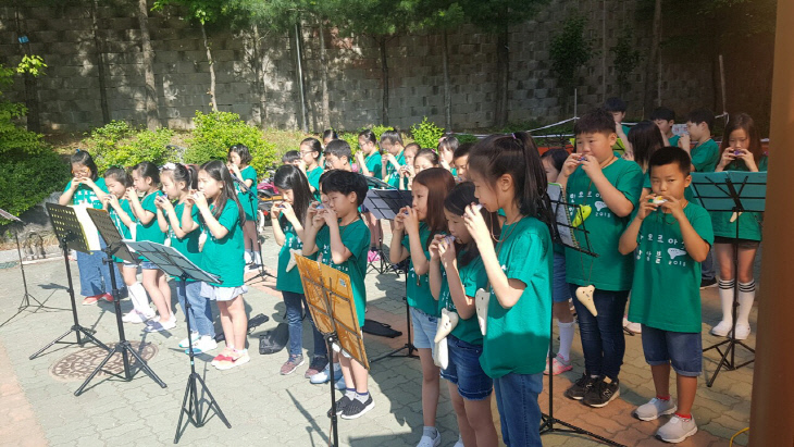 73 한오르아세 등굣길 음악회