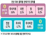 판매각격 등락률