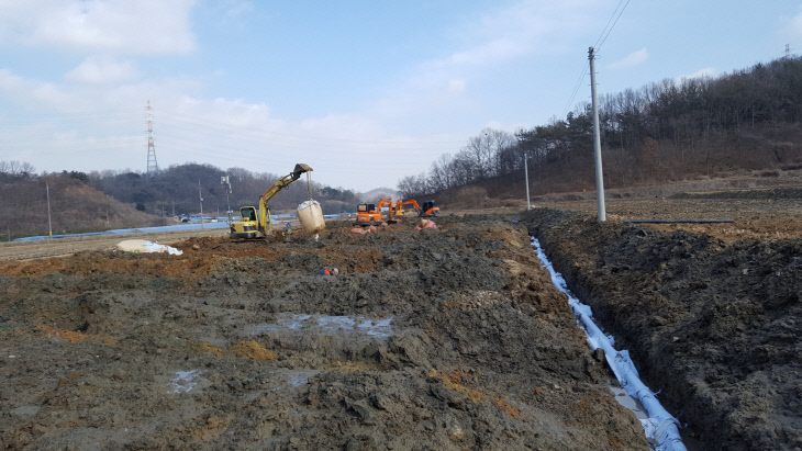 사본 -암거배수 설치 사진