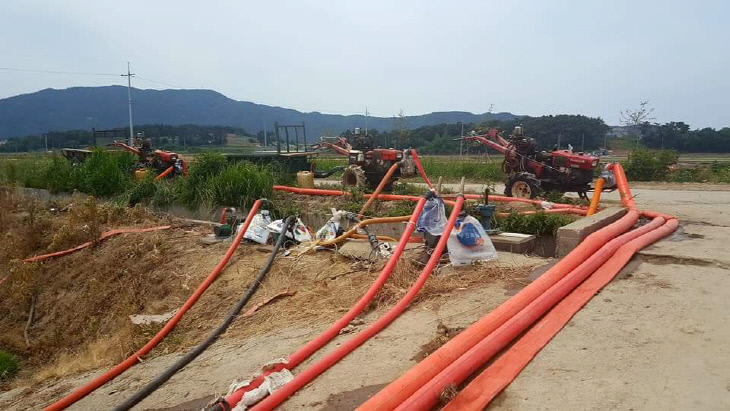 인지 농업 용수 공급 호수