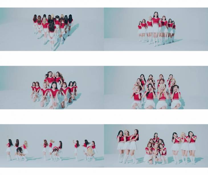 이달의 소녀 안무 버전 뮤비 캡처