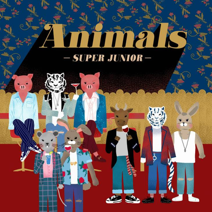 슈퍼주니어 신곡 `Animals` 커버 이미지