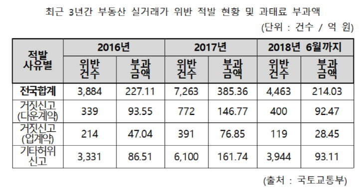 부동산허위신고