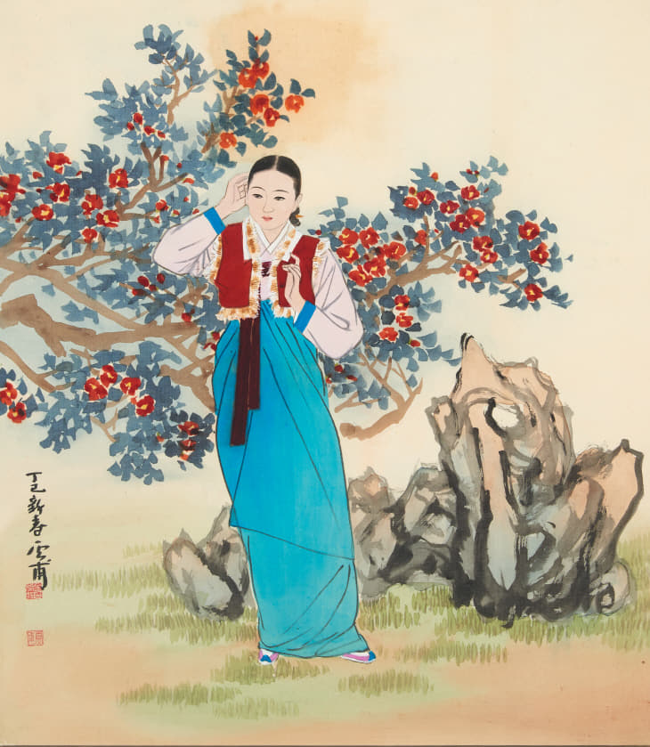 김기창, 미인도
