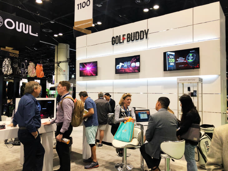 사진1. 2019 PGA쇼 골프존데카 '골프버디' 부스