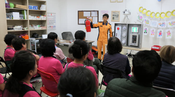 (0212)강경효사랑요양병원 소방안전교육