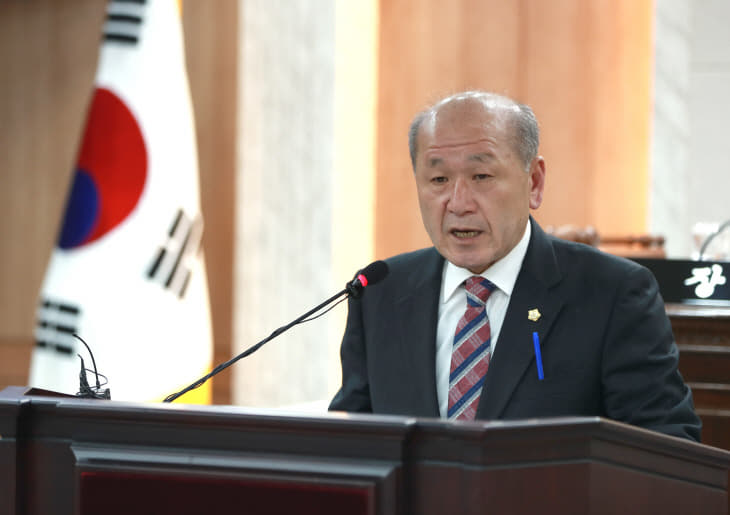 윤용관의원님 5분발언 사진