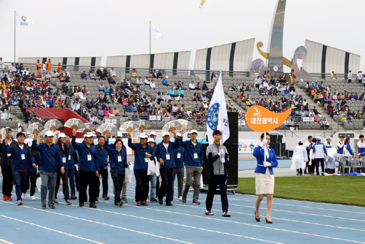 대전 동호인들 2019 전국생활체육대축전 참가