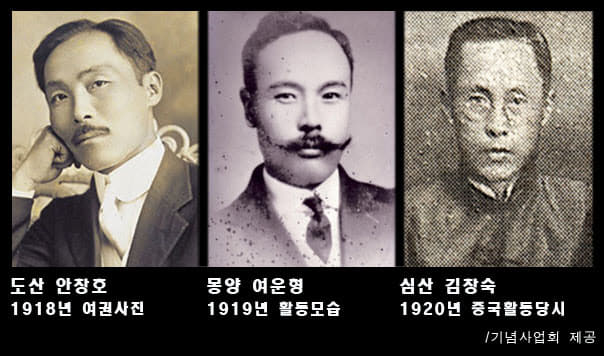 항일인물셋