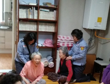 관련사진(온양여성의용소방대 마을담당제)