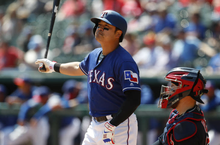 Indians Rangers Baseball <YONHAP NO-2993> (AP)