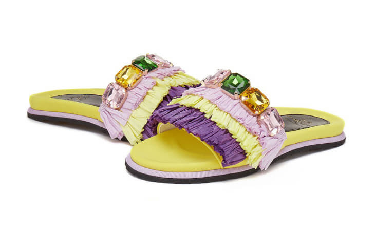 6 Raffia sandal