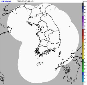 실시간 레이더 영상