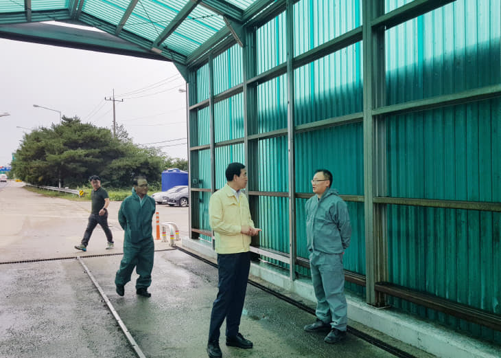 190921 충주시장 아프리카돼지열병 방역현장 점검1(동량)