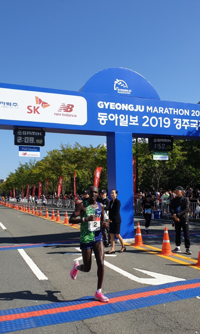 오주한 선수, 도쿄올림픽 출전 기준기록 통과1