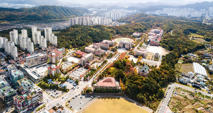 사진1. 목원대학교 전경