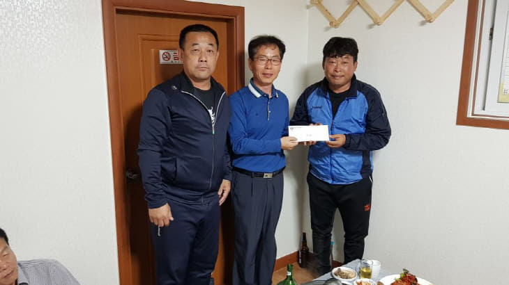 교현안림 김태호 동장이 교현초 축구부