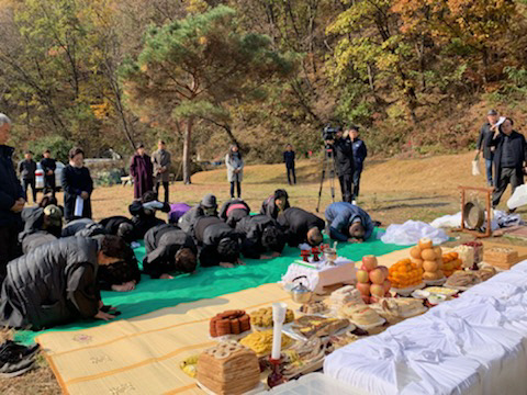 산내 곤룡골 희생자 유해 세종시 추모의집 안치2