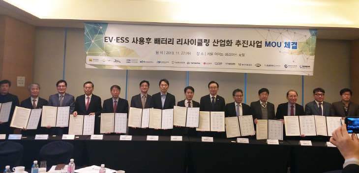 나주시, EV·ESS 사용 후 배터리 산업 화 사업 업무협약