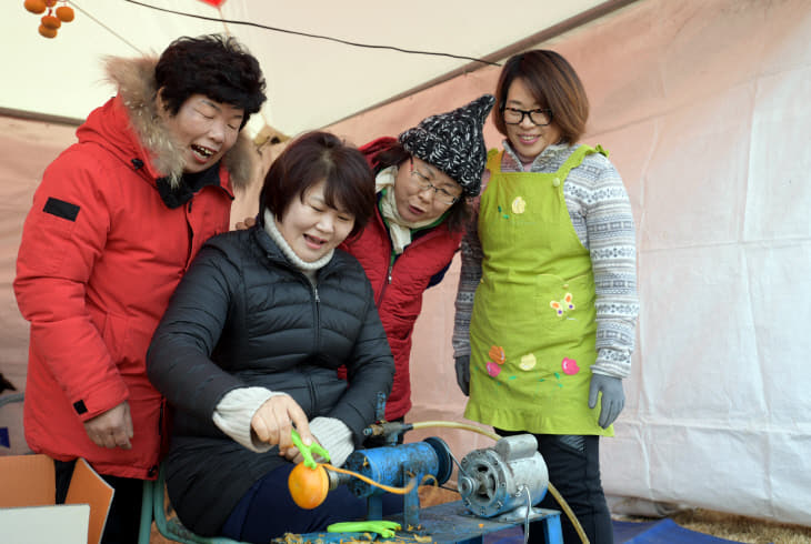 지난해 곶감축제 장면 (1)