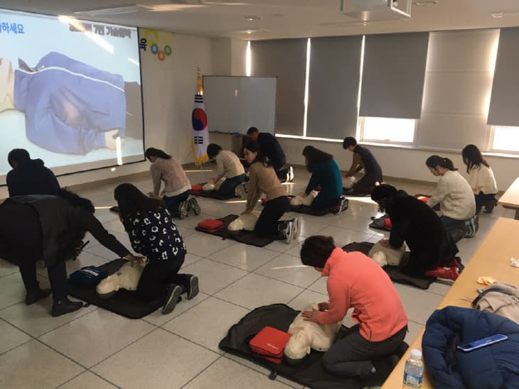 2019. 교직원 심폐소생술 등 응급처치교육 보도자료