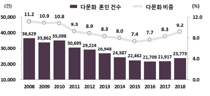 다문화 혼인