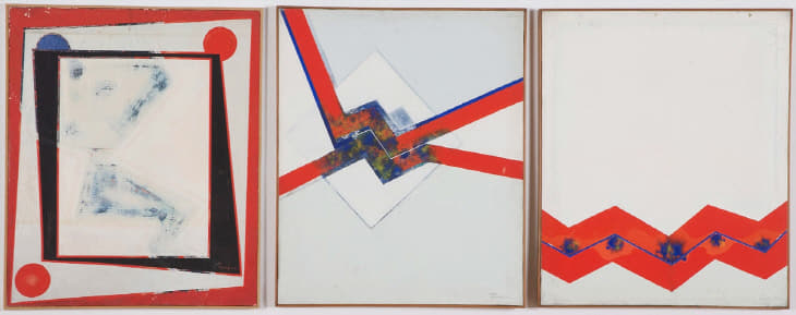 PA-1284, 박명규, Red and Blue, 1974